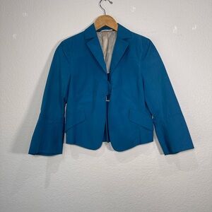 Akris Punto Teal Blazer Women's Size 6